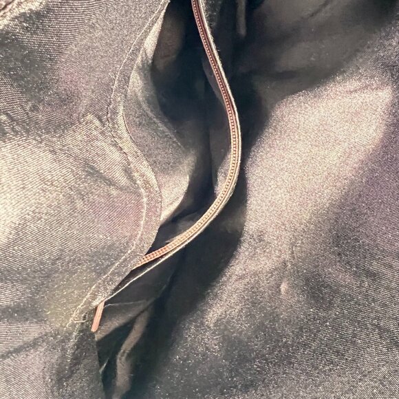 Blue Purple Beaded Purse Handbag Acrylic Bamboo style Handles Unbranded Zipper - Picture 5 of 14